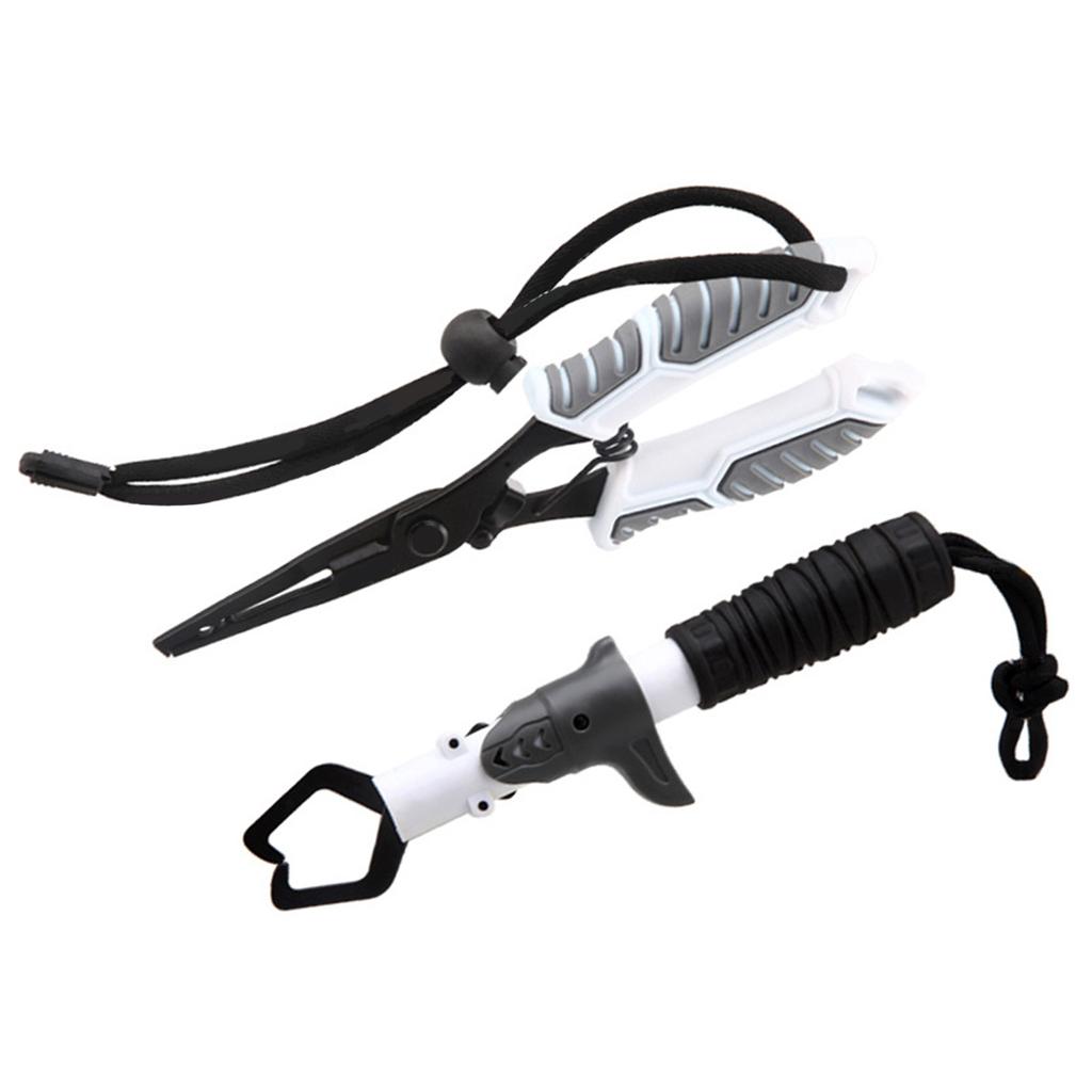 Рыболовные клещи для захвата рыбы, захват для губ из нержавеющей стали с ручкой, многофункциональный резак для лески, извлекатель крючков