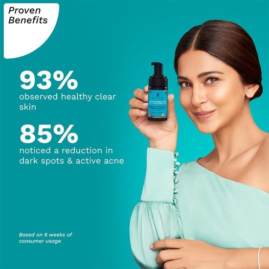 Pilgrim Korean 1,5% салициловая кислота(Бха) и 2% гликолевой кислоты(Ага) Пенящееся средство для умывания для жирной кожи | Мужчины и женщины | Корейские средства по уходу за кожей | 120 мл