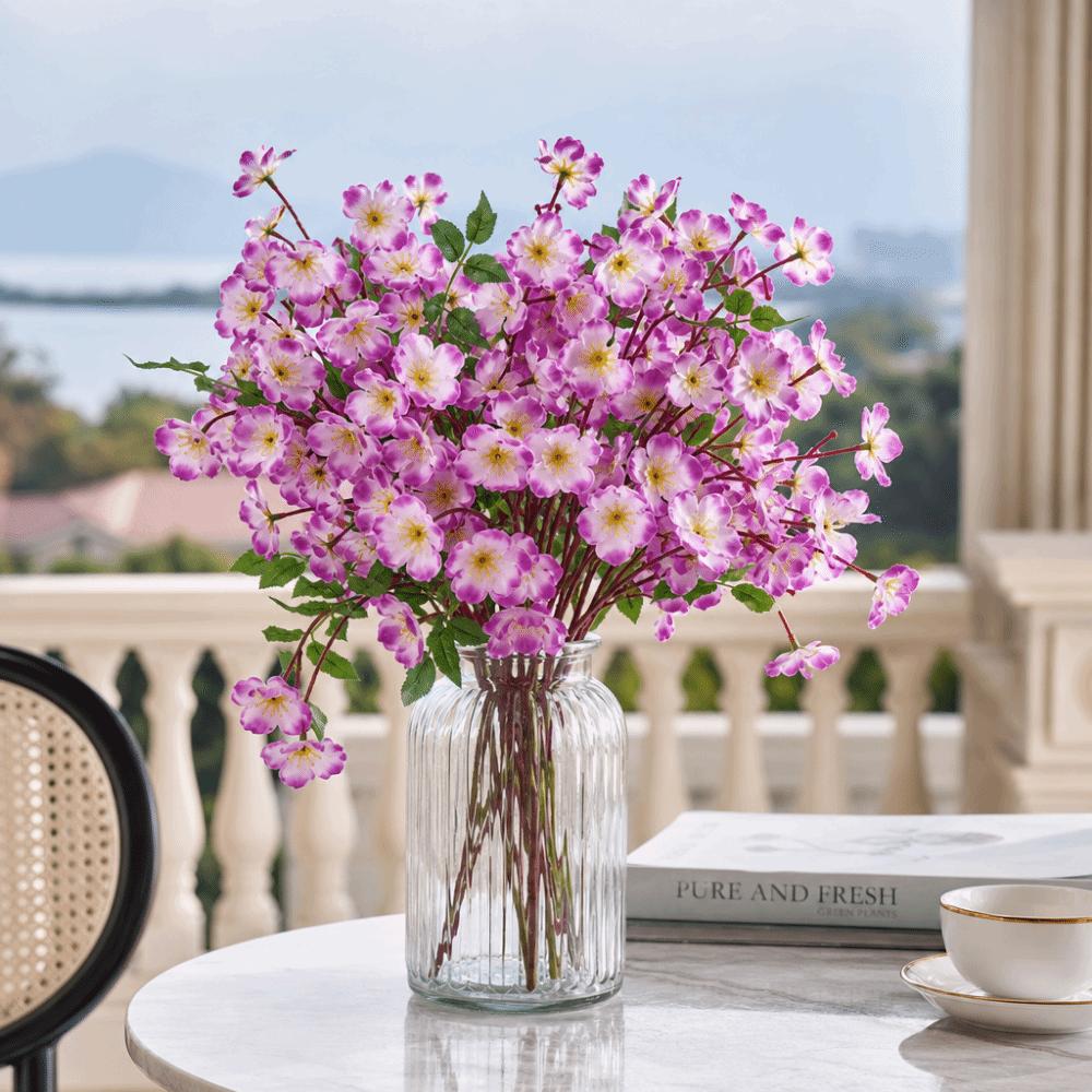 Green Leaves Artificial Flower Branches Multicolor Decorative Flower Faux Flower Home Decoration