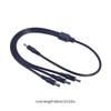 DC5521 Splitter Cable 1 Male to 3 Male 5.5mmx 2.1mm Connectors Extension Cord for CCTV Camera Routers LED Light Bar