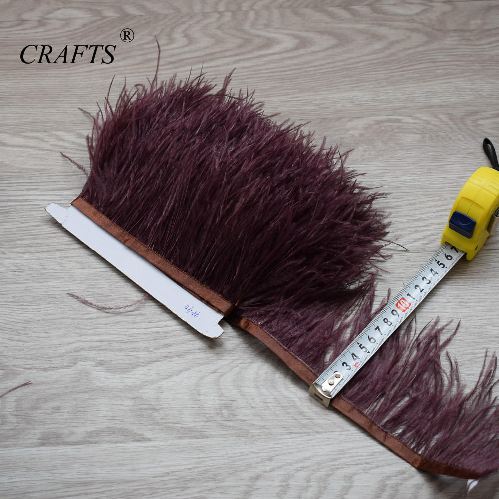 Перо2023 горячо! Пушистая и красивая отделочная ткань с перьями страуса, длина 5-10 м, боковая лента, ширина 8-10 см / Аксессуары для шитья DIY