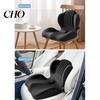 Elastic Seat Cushion Ergonomic with Lumbar Support, Breathable Office Chair for Back Skin-friendly Cover & Butt, High-Density Memory Foam Pad Car Home