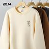 GLM Men's Casual Round Neck Pullover Sweatshirt