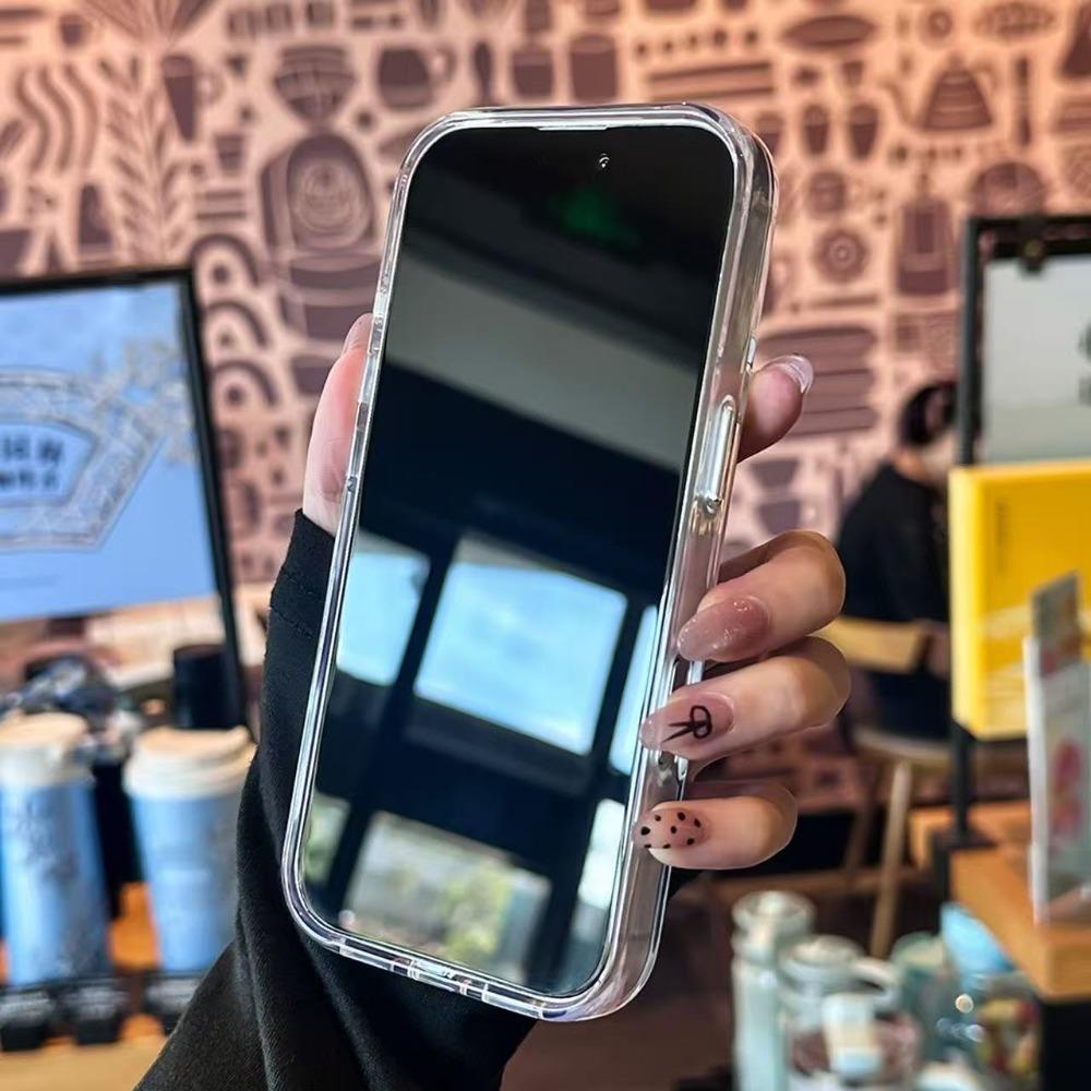 Прозрачный силиконовый чехол для телефона для iPhone 17 Air 17 Pro 16 Pro Max 15 14 13 12 11 Pro Max Plus Ударопрочный чехол