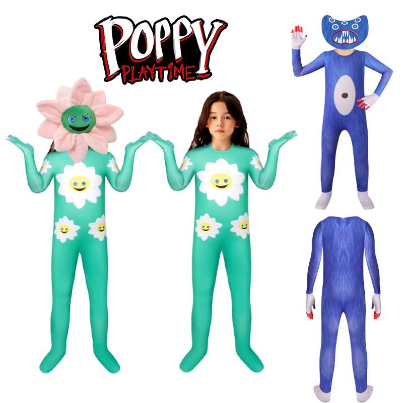 Оригинальный костюм для косплея Poppy Playtime Huggy Wuggy для детей, наряд на Хэллоуин, Рождество