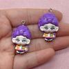 10Pcs Cartoon Resin Kpop Demon Hunters Charm Pendants Diy Earrings Necklaces Bracelet Jewelry Accessories Making Supplies