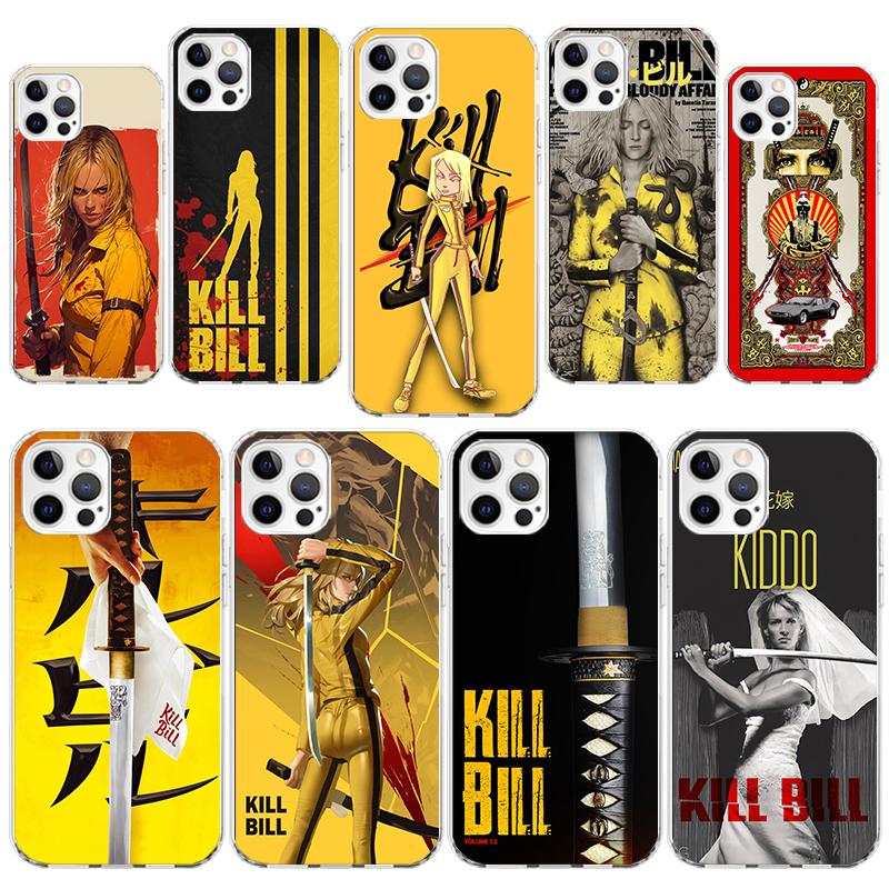 Чехол для телефона Kill Bill для iPhone 11 12 13 Mini 14 15 Plus 16 Pro Max 17 Air 16E 7 8 SE 17ProMax Мягкий чехол-футляр 11 14 15 16 Pro