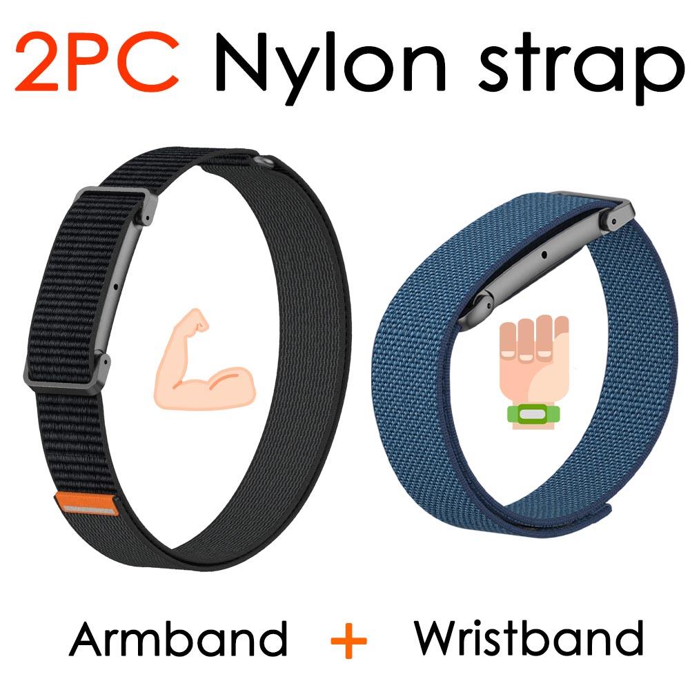 Новый плетеный нейлоновый ремешок на бицепс для Google Fitbit Air Strap, сменный ремешок/браслет для фитнес-трекера Google Fitbit Air Band
