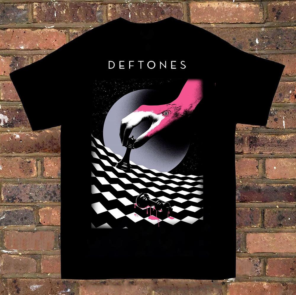 New Popular Deftones Short Sleeve Black All Size Unisex T-Shirt