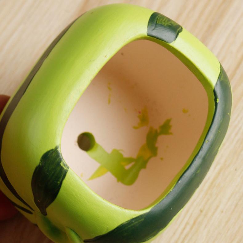 Ручная роспись фруктовый цветочный горшок керамический сочный горшок-кашпо домашний декор домашнее украшение настольные украшения бонсай горшок для растений