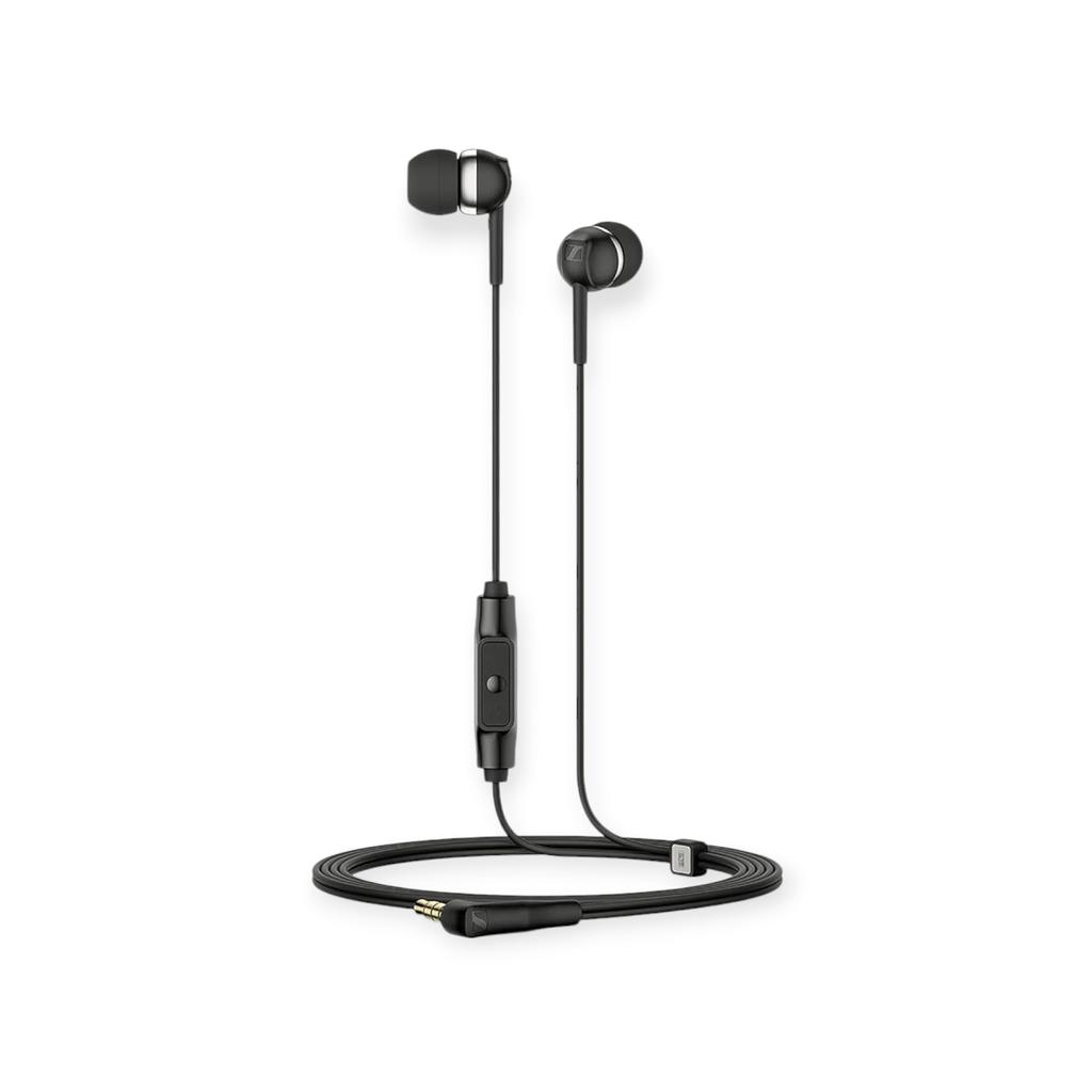 Sennheiser Wired Earphones CX 80S with Microphone and Remote Control Dynamic Canal Type Black Year [2 Warranty]