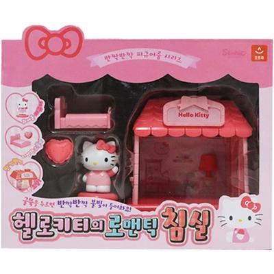Sanrio Hello Kitty, романтическая спальня, фигурная комната, смешанные цвета, популярные корейские игрушки
