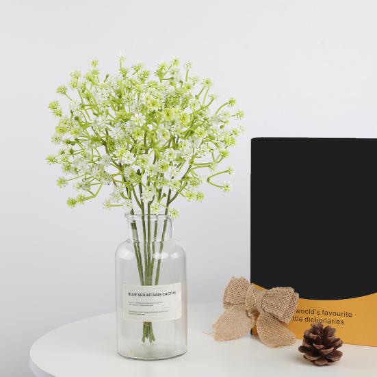 6 шт., искусственные гипсофила, реалистичные цветы, многоразовые, тонкая работа, невыцветающие искусственные растения, домашний декор