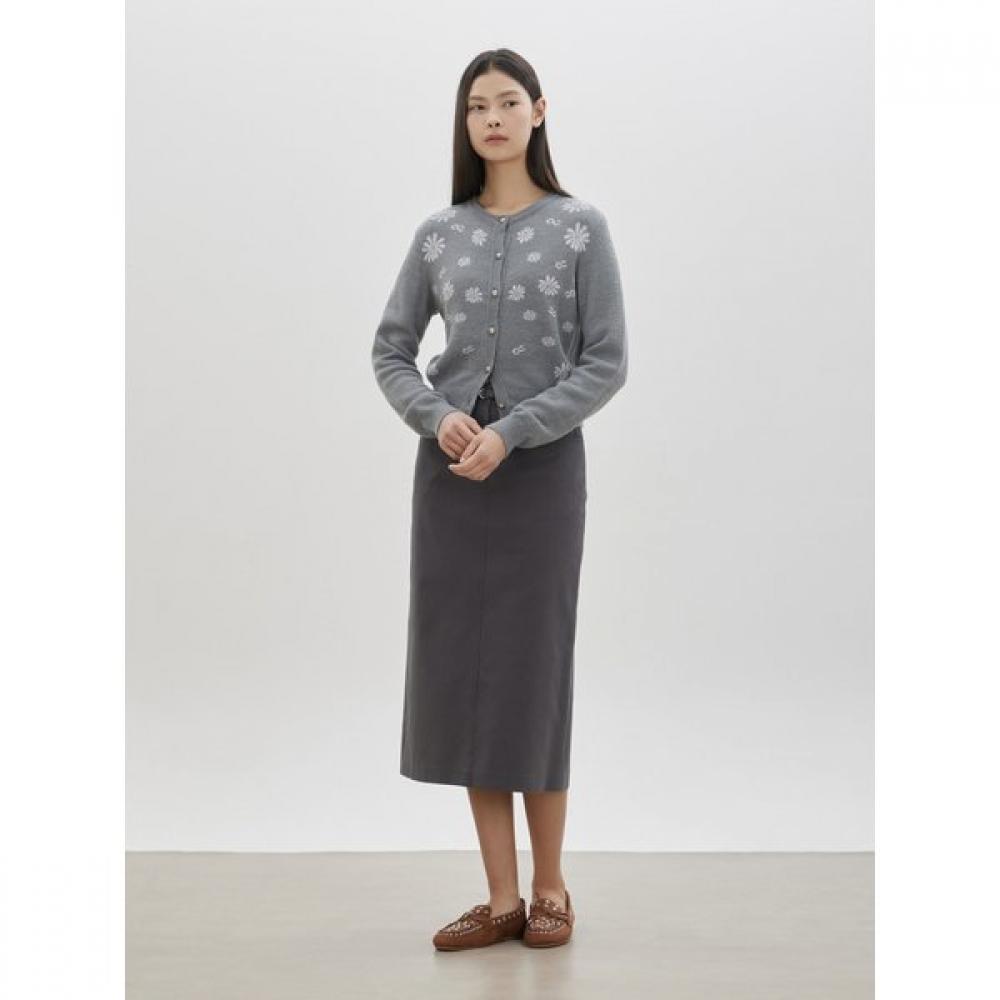 Cc Collect Flower Jacquard Cardigan C261ksl002