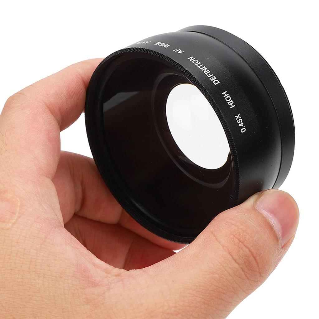 ASHA 58mm Camera Macro Lens for and Olympus Wide-Angle Lens, 0.45X Wide-Angle Canon, Nikon, Sony,