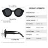 Fashion Vintage Round Sunglasses ladies For Men Sun Glasses Punk Shades Luxury  Designer Classic Steampunk Shades UV400