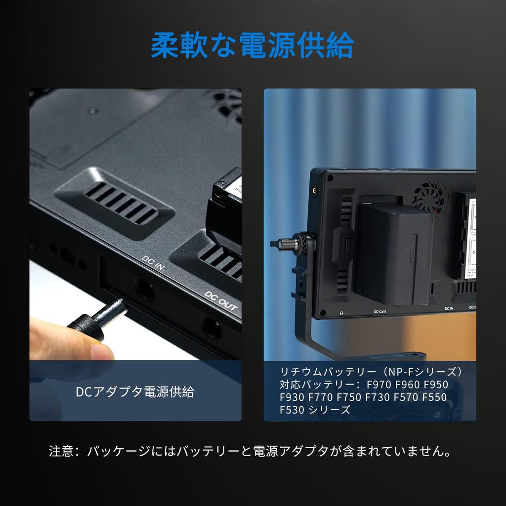 FEELWORLD SH7 7 Inch Video Monitor SDI HDMI Interconversion 2200 Nits Ultra Bright Camera Field Digital SLR Camera Supports 3D Equipped with Touch