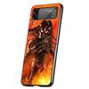 Alien Vs Predator Painted Cover Phone Case For Samsung Galaxy Z Flip 7 6 5 4 3 5G Flip7 Flip6 Flip5 Flip4 Flip3 Black Fundas She