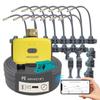 Bluetooth Dual Gardening Timer Irrigation Set Quick Connect Flexible Bending Adjust Brass Spray Nozzle Automatic Watering System