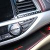 Для Toyota Highlander 2014- Накладка на панель переключателей кондиционера из настоящего углеродного волокна