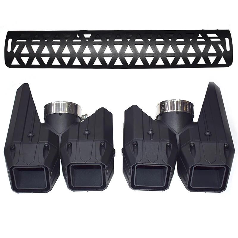 Square Exhaust Tailpipe for Land Rover Defender 90/110/130 (2020-2025)