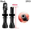 Alloy MTB Road Bike 40/60mm Tire Presta Valve American Valve Schrader A/V Valves Anodized Nipple