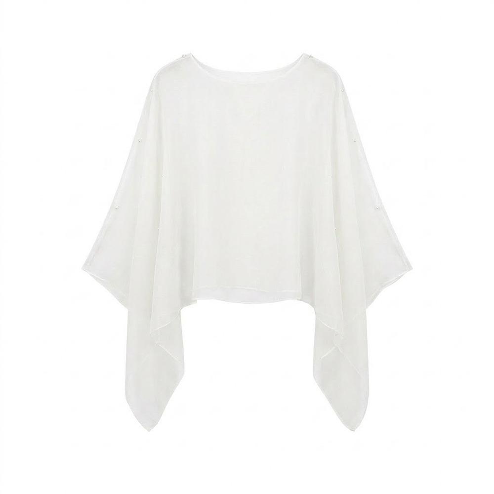 Thin Sun Protection Shawl Chiffon Trendy Scarf Versatile Air-conditioned Sweater  Women's Wear