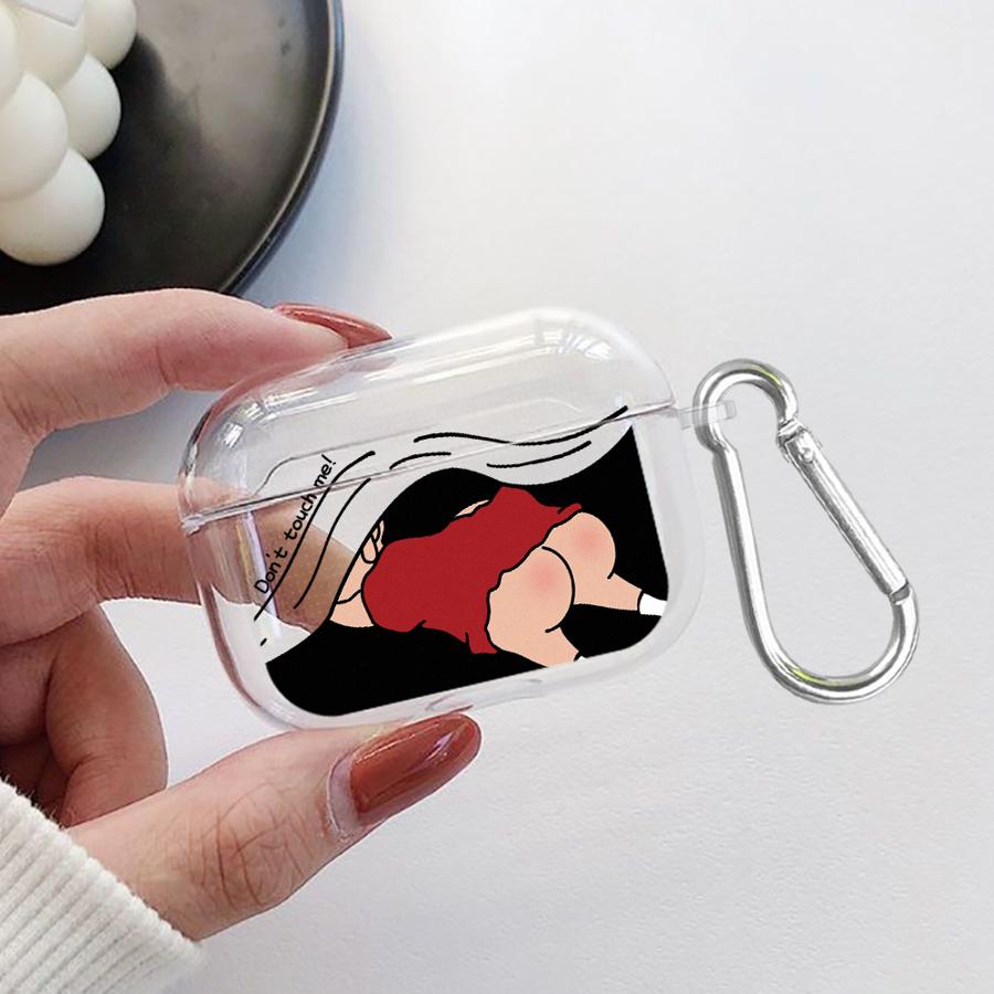 Case For Airpods 1 2 4 Pro Pro3 3 Pro2 Clear Earphone Cases Cover Cute Crayons Shinchan