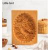 Cookie Stamp 3D Gingerbread Cookie Mold Carved Cookie Mold Baking Mold Wooden Cookie Mold