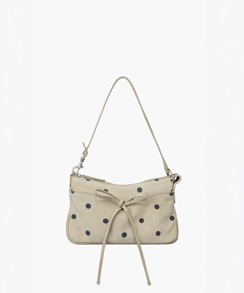 Margesherwood Ribbon Pochette_Blond Wood Printed Suede