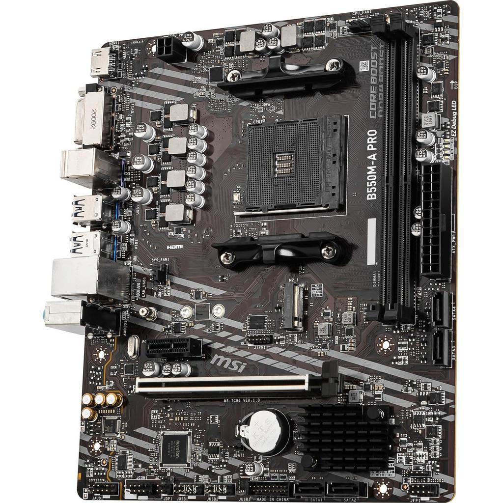 MSI B550M-A PRO Micro-ATX Motherboard AMD B550 Chipset Socket AM4 Ryzen DDR4 M.2 Gen4 MB6990