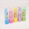 Office Supplies Children Gift Fruit Eraser Lipstick  Eraser Stationery Rotary Rubber Eraser