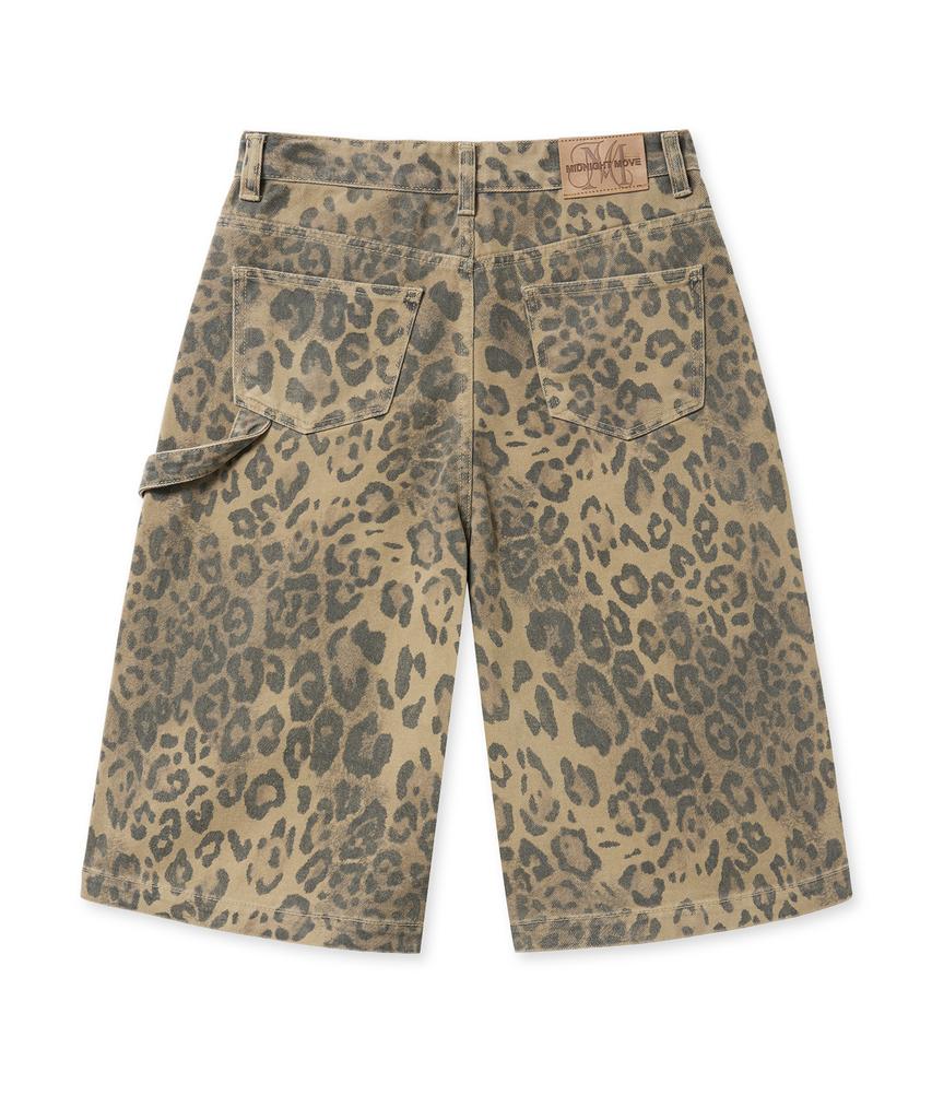 MIDNIGHT MOVE 7 Leopard Pants (Brown)