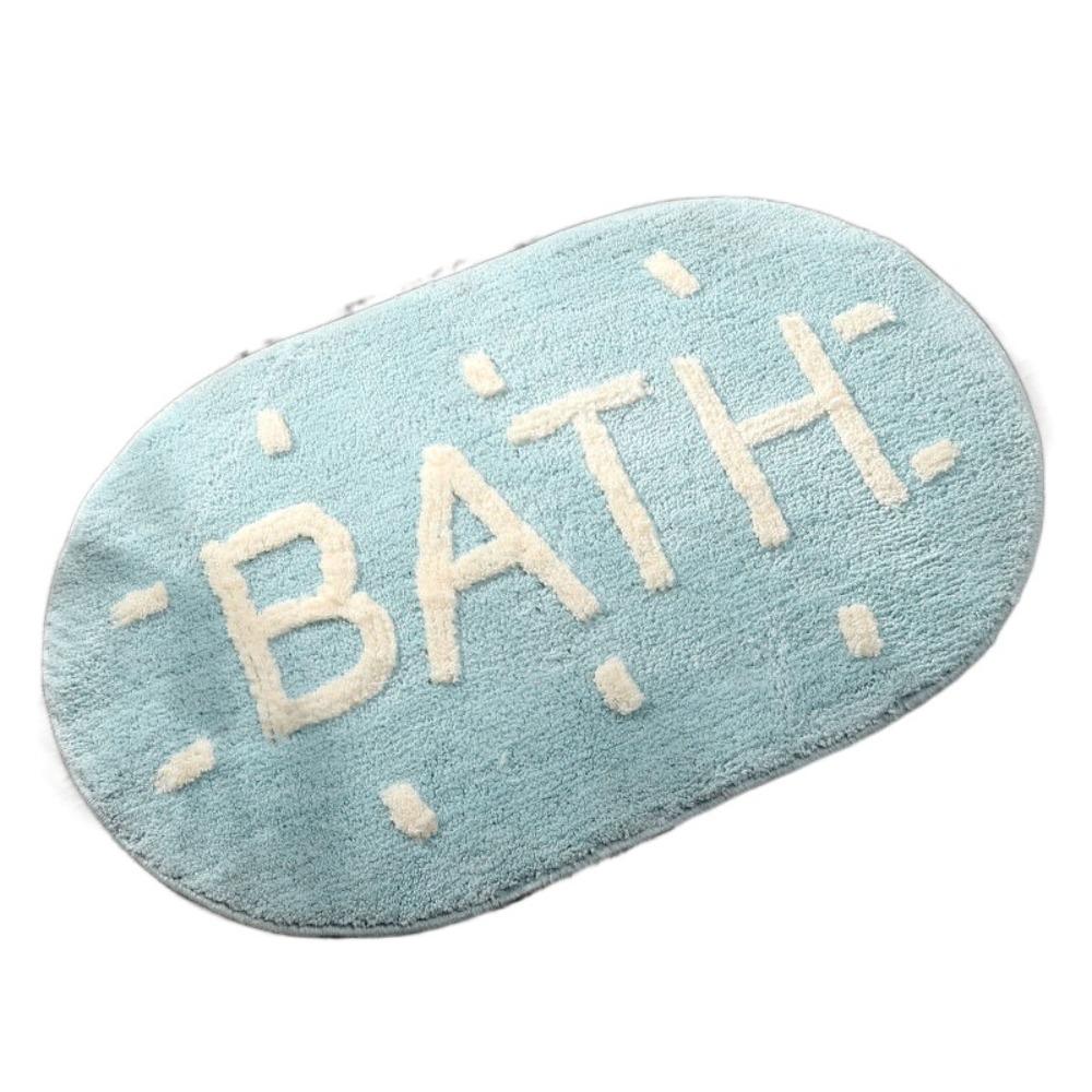 High Absorbency Imitation Cashmere Mat Quick Dry Absorbent Doormat Non-Slip Floor Mat  Bedroom