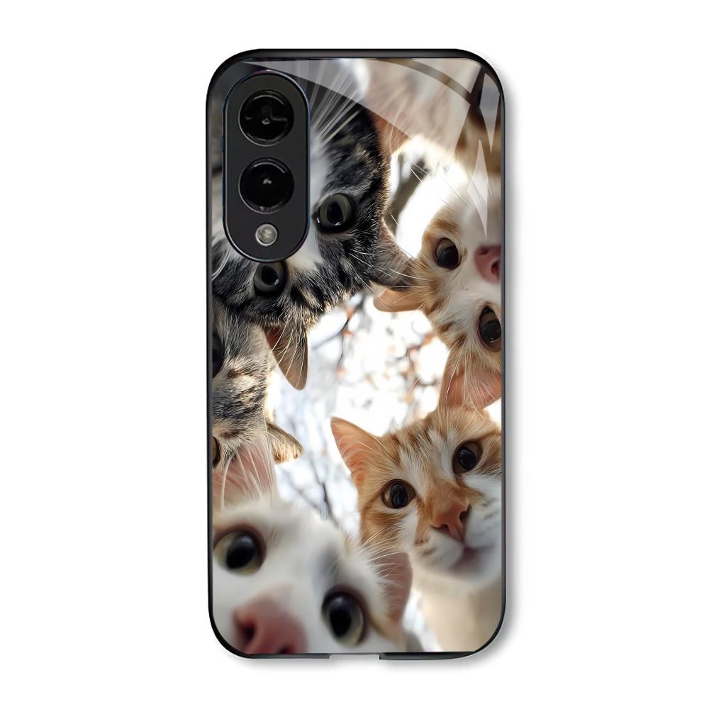 Котенок Высококачественный Изысканный Легкая Роскошь Чехол для Телефона PhoneCase для Samsung Galaxy S26 S25 S24 S23 S22 S21 FE Ultra Plus