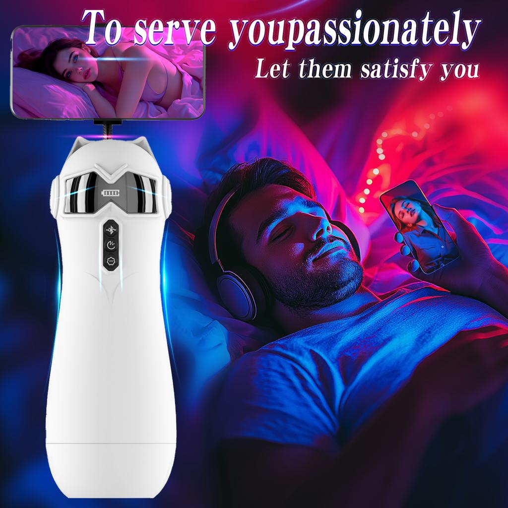 Automatic Sucking Male Vibration Masturbator Blowjob Machine Heating Masturbation Cup Vaginal Sex Toys for Men Adult Goods