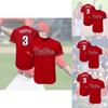 Вышитая бейсбольная форма Philadelphia Phillies для оптовой продажи, импортная ткань из бамбукового волокна, доступна в различных цветах и размерах