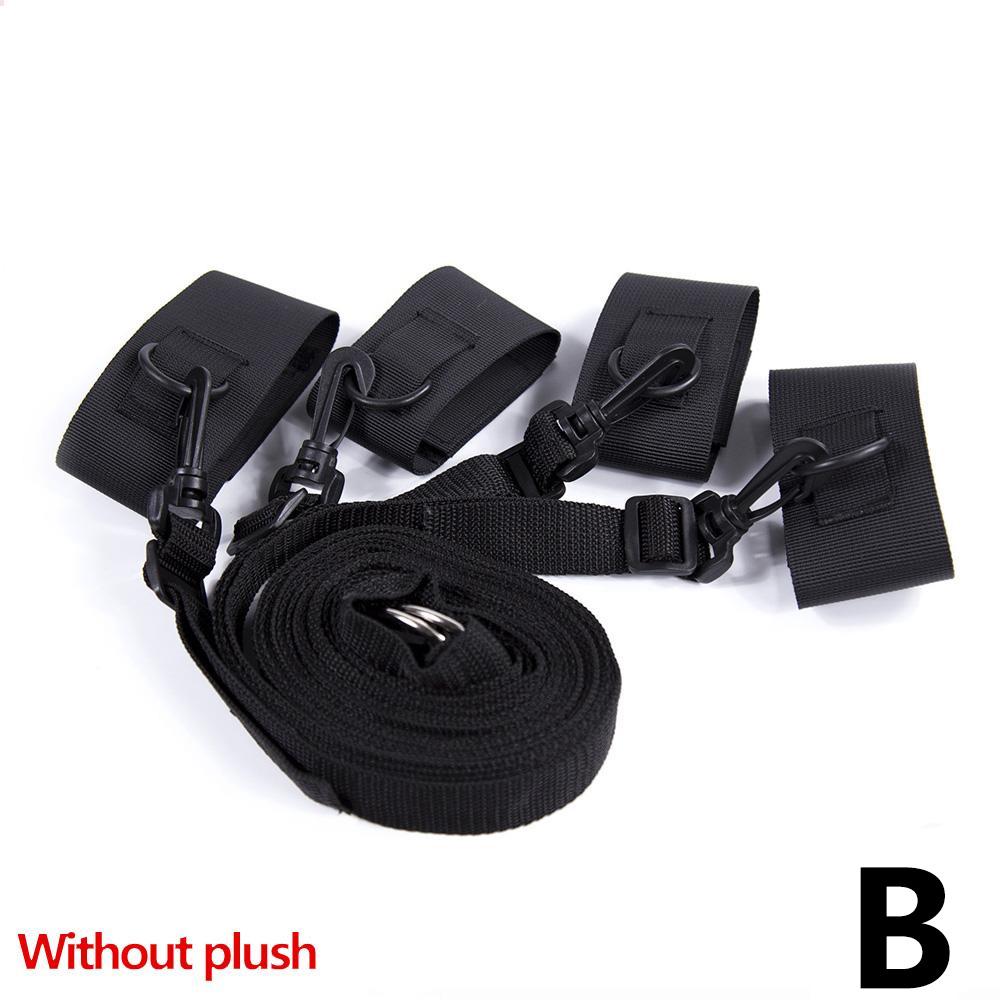 Секс-игрушки БДСМ Секс-бондаж БДСМ-наборы, Секс-бондаж Наручники Бондаж запястья и наручники Регулируемые ремни, Кровать Бондаж Пары Секс-игрушки Игры Бондаж Снаряжение