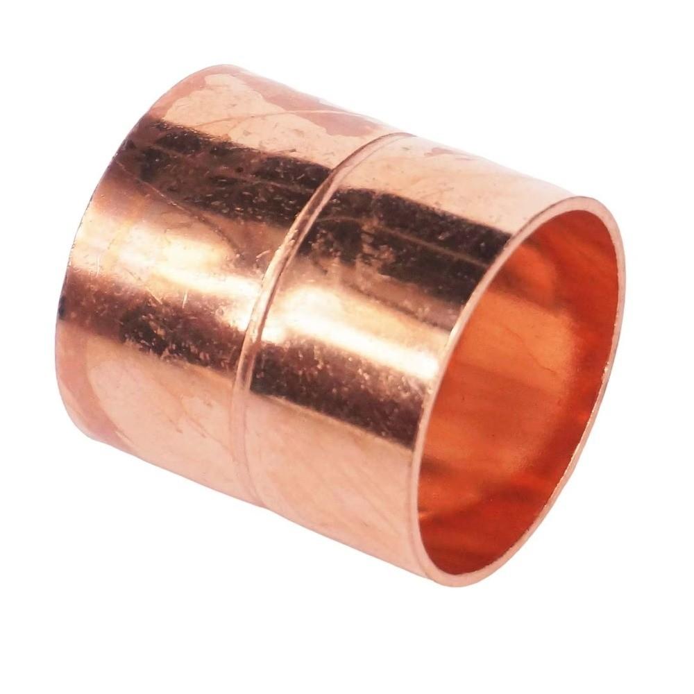 10PCS Copper Coupling Tube Fitting Equal Straight Weld Coupling Refrigeration Equipment
