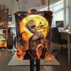 Naruto Uzumaki Flannel Blanket, High quality Comfortable for All Seasons, Home Decor, Warmth and Comfort