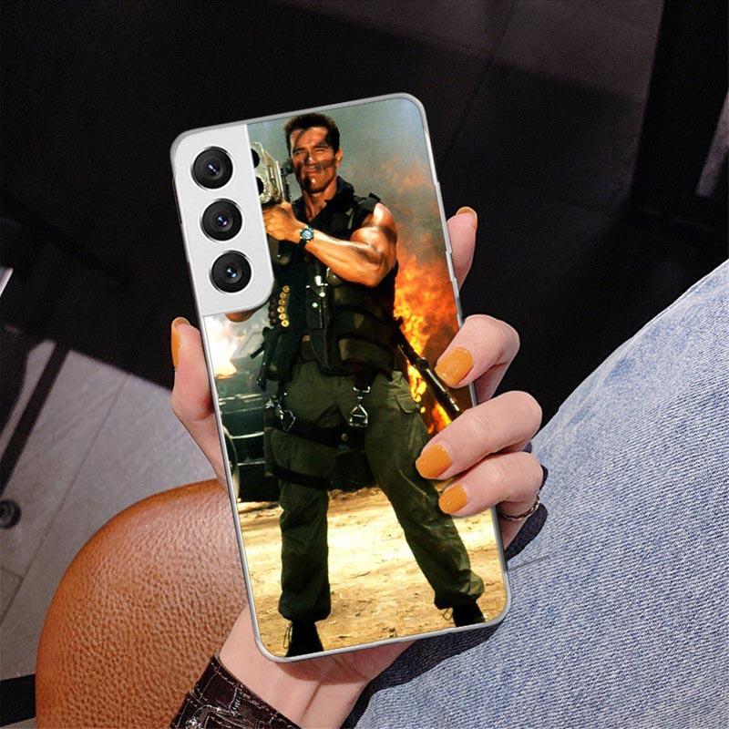 Чехол для телефона Arnold Schwarzenegger Terminator для Samsung Galaxy S24 S25 Edge S26 Ultra S23 S22 S21 Plus S20 FE + Персонализированный Pri