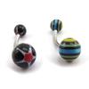 [J9575] - Set of 2 Body Piercing 'Tecno'
