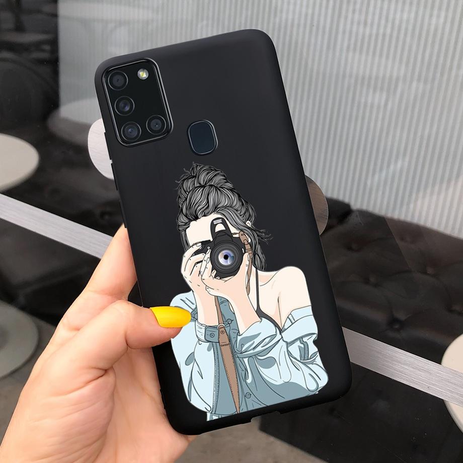 Sunflowers Daisy Shap-on Case For Samsung A21s Case Samsung Galaxy A21S A 21S A21 S A217F Cover Dustproof Silicone Bumper Coque