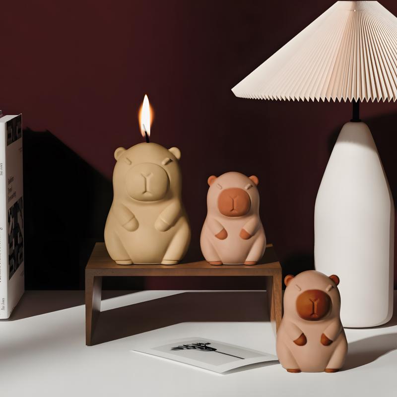 3D Capybara Mold 3D Capybara Mousse Cake Silicone Mold Capybara Mold Animal Mold Candle Mold For Mousse Cake Ice Cream Mold