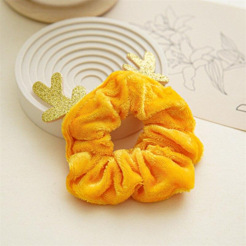 Рождественские милые плюшевые тканевые веревки для волос, модные эластичные резинки для волос, резинки для волос, повязка на голову, кольца для волос, женские аксессуары для волос