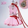 Аниме Shugo Chara Hinamori Amu Костюм для косплея Униформа Вечеринка на Хэллоуин для Женщин Мужчин Карнавальный реквизит