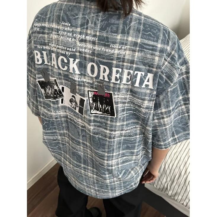 Летняя новая повседневная рубашка с рукавами пять четвертей, свободная рубашка большого размера с короткими рукавами для мужчин и женщин