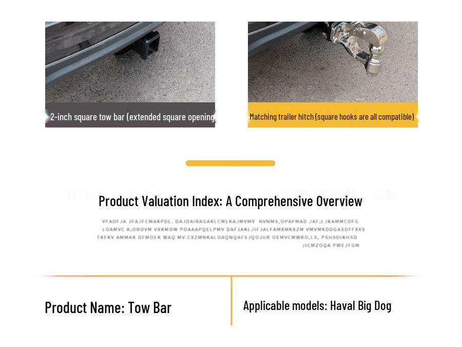 Усиленное фаркопное устройство Haval Big Dog 1-го и 2-го поколений