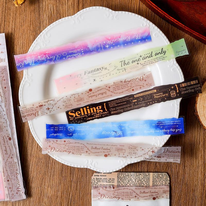 20pcs/1lot Kawaii Stationery Stickers The Year of Simple Shadows and Poetry Diary Decorative Scrapbooking Craft Stickers