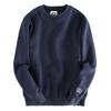 Exported to Japan Fabric Foreign Trade Cut the Tag off Solid round Neck Men's Sweater Export Overplus Order Men's round Neck Sweatshirts Pullover Tide